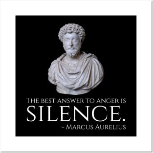 Marcus Aurelius - Stoicism Quote On Anger - Motivational Posters and Art